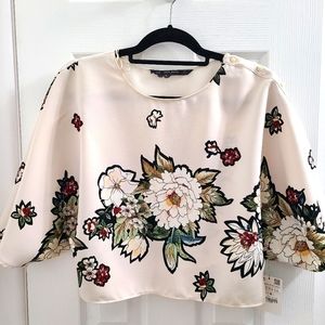 Brand new Zara Floral Blouse